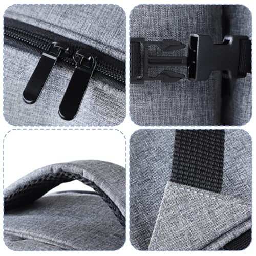 Picnic Backpack for with Cooler Compartment, Includes Fleece Blanket, Detachable Wine Holder & Cutlery Set, All-in-One Portable Insulated Family Picnic Bag Cooler Bag Outdoor Dining Backpack