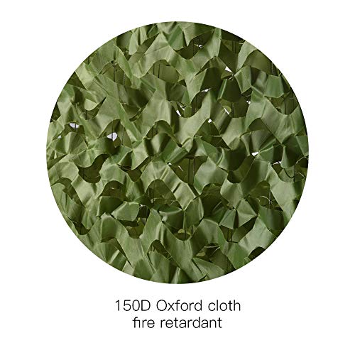 HYOUT Camo Netting Camouflage Net Bulk Roll for Hunting Blinds Ghillie Sunshade, Camping, Military Party Decoration - color: Green, size: 10x10ft(3M*3M)