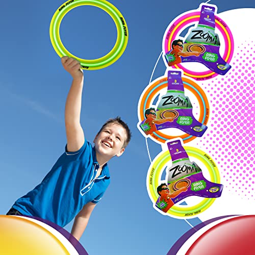 JA-RU Flying Disc Ring (1 Frisbee Toy Assorted Color) 11 Inch Ultimate Frisbee for Kids. Pool & Beach Games. Outdoor. Backyard Toys. Sports Activities 1029-1A