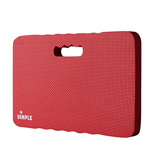 Dimple Kneeling Pad, High Density Thick Foam Comfort Kneeling Mats for Gardening, Yoga Exercise, Garden Cushions, Knee Pads Red - color: Red, size: Single