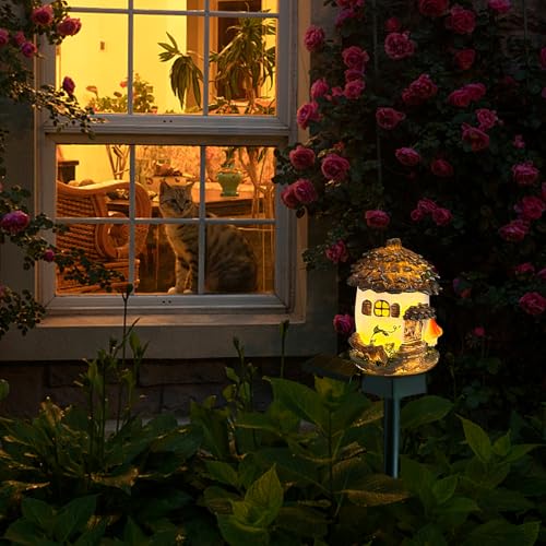 Solar Pinecone Lights for Outside, Waterproof Fairy Garden Lights Solar Christmas Lights, Decorative Fall Acorn Lights Thanksgiving Decoration Solar Garden Decor for Outdoor Lawn Yard Patio - color: Gray
