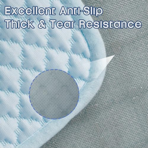 Dog Cooling Mat Thicken Cooling Mat for Dogs Self Cooling Pad for Dog Non-Slip Dog Bed Mats (Q-Max>0.5) for Indoor & Outdoor Car Seats - size: 22*16in