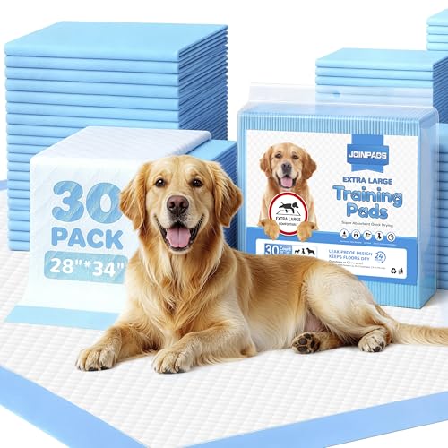 Dog Pee Pad, Puppy Potty Training Pet Pads Dog Pads Extra Large Disposable Super Absorbent & Leak-Free Pee Pads 28"x34"