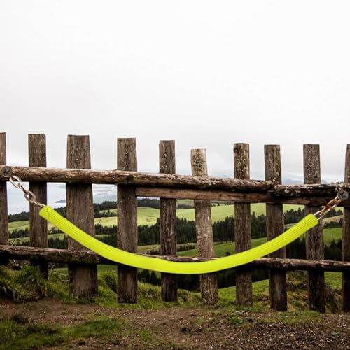10 Ft High Visibility Chain Cover Kit High Visibility Yellow Cover Safety Barrier Cover for Both Indoor and Outdoor Environment (Yellow) - color: Yellow