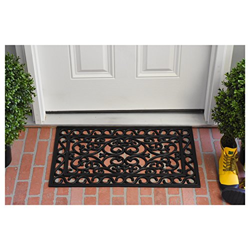 Calloway Mills 103651830 Chesapeake Rubber Doormat 18" x 30" - color: Chesapeake, size: 1'6" x 2'6" (Rectangular)