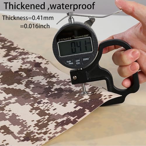 Waterproof Tarp CamouflageThickening Multi-Size Sun Shade Sail Customized Tarpaulin Sunrays Block Awning for Patio Canopy Rain Cover Canvas Sunshade Camp Outdoor Gardens Canopy (6.3ft*9.5ft) - size: 6.3ft*9.5ft
