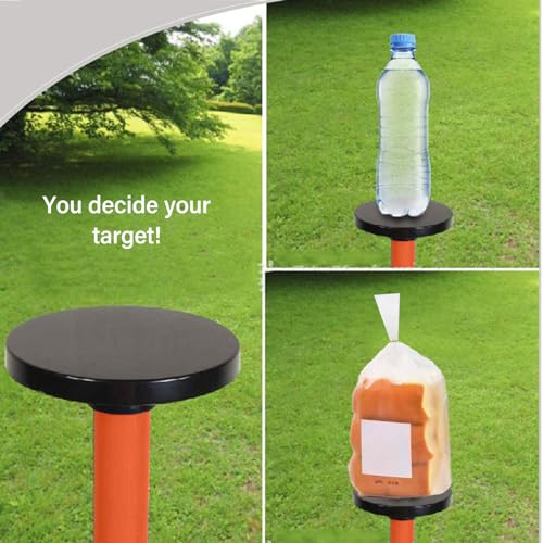 Outdoor Flying Disc Game Set, Fun Bottle Drop Yard Games, Quick Assembly and Disassembly, for Yard Lawn Beach