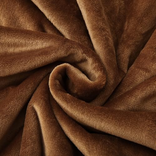 MERRYLIFE Waterproof Throw Blanket for Bed Couch Reversible Absorbent Spills Stain Leak Proof Dog Liquid Pee Proof Bed Furniture Protector (Camel, 50"*60") - color: Camel, size: 50"60"