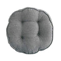 vctops Soft Chair Pads 18 inch Diameter Super Comfy Thicken Solid Color Round Seat Cushion for Kitchen Dining Room Office Chairs (Grey,18" x 18") - color: Grey