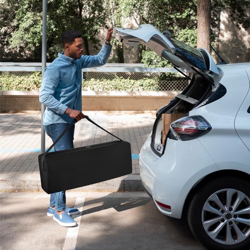 Cosmos Ladder Toss Game Set Carrying Case Outdoor Ladder Ball Set Storage Organizer Bag Portable Ladder Ball Shoulder Bag with Adjustable Strap, Foldable Sport Travel Carry Bag Duffle Bag