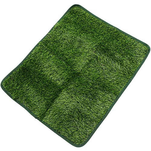 Pet Mat Doggie Pee Pads Artificial Grass Mat Artificial Grass for Dogs Dog Potty Grass Vivid Fake Grass Potty Portable Pet Pee Pad Turf Grass Cats and Dogs TPR Potty Pad - size: 58.5X46X2CM