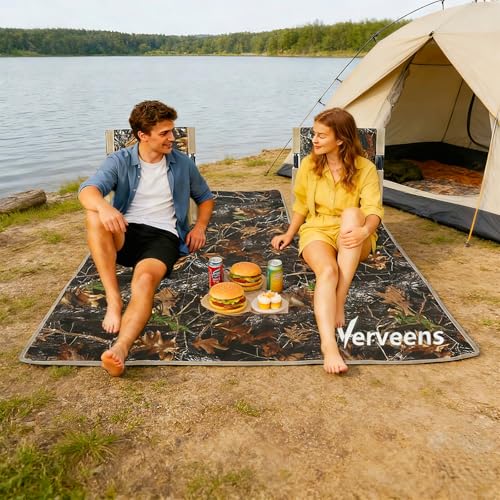 2-Person Portable Beach Lounge Chair with Carry Bag - Lightweight Outdoor Picnic Mat with Back Support for Beach Picnic Concerts Camping & Park (Camouflage Pattern) - color: Camouflage Pattern