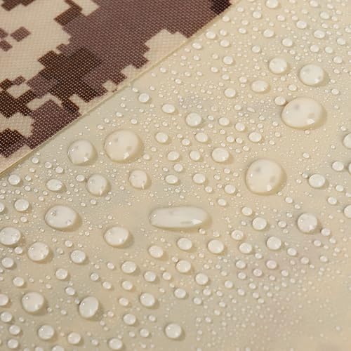 Waterproof Tarp CamouflageThickening Multi-Size Sun Shade Sail Customized Tarpaulin Sunrays Block Awning for Patio Canopy Rain Cover Canvas Sunshade Camp Outdoor Gardens Canopy (6.3ft*9.5ft) - size: 6.3ft*9.5ft