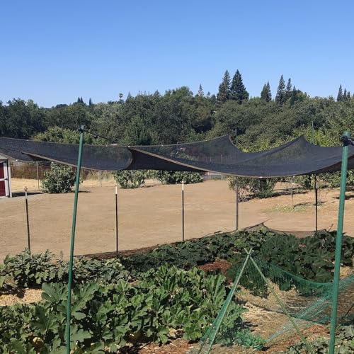 Shade Cloth 30'x35' 40'x45' 50'x50' Rectangle Shade Net Canopy Sun Shade for Patio Outside Shade Cloth Awning Outdoor Garden(Size:25x25ft) - size: 25x25ft