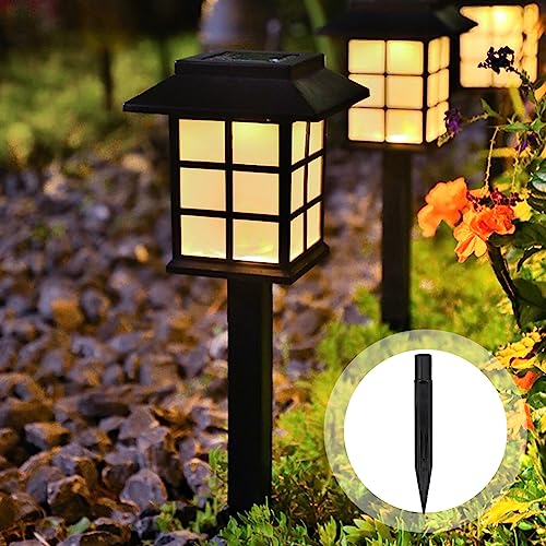 Uonlytech Garden Lamp Stakes Replacement 10-Pack Plastic Solar Light Ground Stakes 5.51X0.55Inch Waterproof Durable Spikes for Outdoor Solar Lights - size: 14X1.4CM