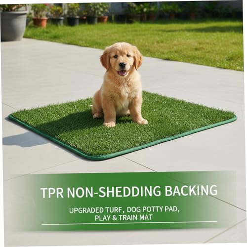 Artificial Grass for Dogs Potty Dog Grass Pad, 18x28 Inch Artificial for Dogs Potty Training, Realistic Turf Mat for Indoor & Balcony Use