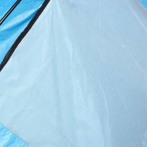 Inflatable Lounger Air Sofa with Detachable Sunshade, Blow Up Beach Bed Tanning Outdoor Couch Chair for Beach, Lake, Camping, Music Festival