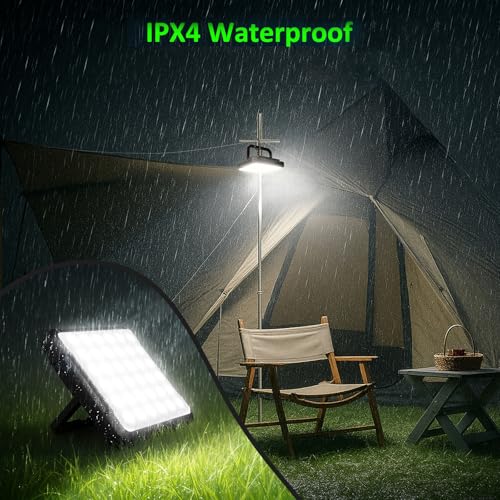20000mAh Rechargeable Camping Lantern, Portable LED Camping Lights 1300LM Ultra Bright, 36H+ Runtime, 4 Modes, IPX4 Waterproof, Tent Light for Outdoor, Emergency, Blackout, Survival Gear