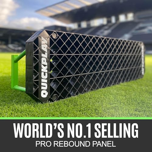 QuickPlay Replay Station 4-in-1 Soccer Rebounder Board - Portable Rebound Board for Backyard - Dual Surface, Dual Angle Soccer Passing Board for Passing & Reaction Skills - Soccer Training Equipment - style: Replay Station