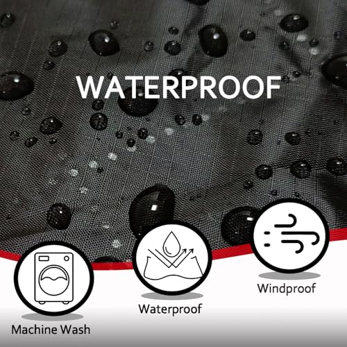 Large Outdoor Blanket Waterproof Quilted,Thick Warm Fleece Blanket for Stadium Camping Picnics Beaches Pets Sports - Sandproof Windproof Washable Portable - Black - color: Black