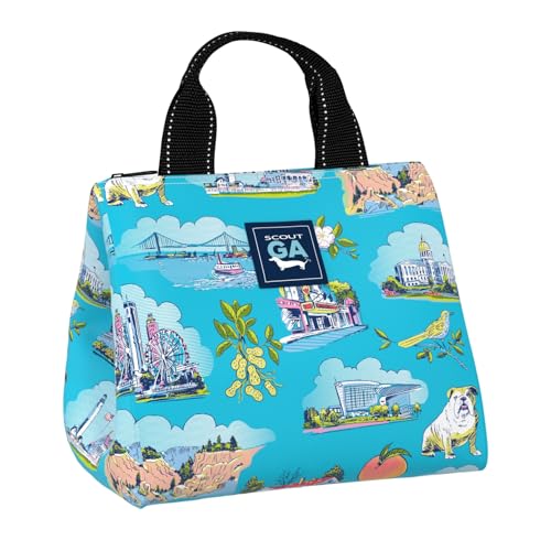 SCOUT Eloise Lunch Bag, Handbag-Inspired Design, Zip Closure and Outside Pocket - color: Georgia