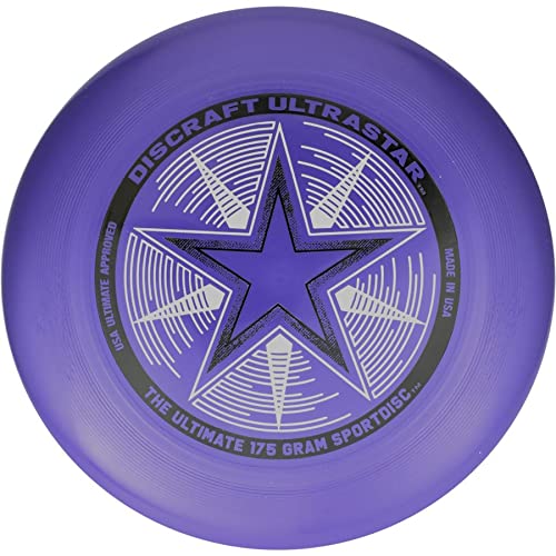Discraft Ultrastar Ultimate Discs 1 & 2 Packs, Standard Size, for Competitive & Casual Play - color: Purple Pearl