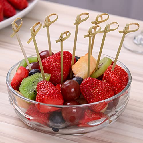 CockStixs 100 Pcs 12 oz Charcuterie Cups with Bamboo Skewers, Disposable Paper Appetizer Snack Holder Brown with Cocktail Picks (100 Cups + 200 Skewers) - size: 100 Pcs Set