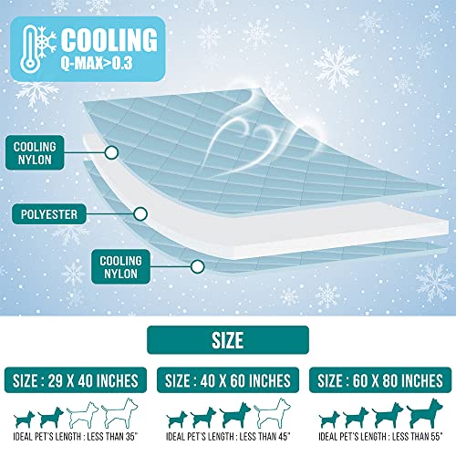 PetAmi Premium Cooling Dog Blanket | Lightweight Fluffy Pet Throw Blanket Bed Cover for Dogs, Cat, Puppies | Pet Blanket Furniture Protector Couch Sofa | Reversible Fuzzy Cozy | 40x60, Grey - color: Grey, size: Large (40x60)
