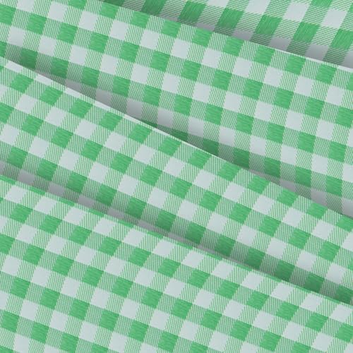 Picnic Blanket 77 x 79 Inches Waterproof Oxford Fabric Picnic Blanket Portable and Foldable Outdoor Mat for Camping, Beach, and Family Picnics - color: Green&white
