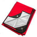 Arcturus All-Weather Outdoor Survival Blanket, Thermal Emergency Blanket, Reflective Heat Tarp with Grommets, Lightweight for Camping, Backpacking, Hiking & Emergency Car Kits, Red, 60x82in - color: Red