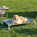 ZOMISIA Outdoor Dog Cot Bed, Tool-Free Assembly, Elevated Raised Dog Bed for Large Pets, 43x30 Inch
