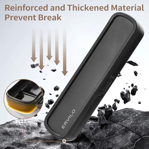 Travel Utensils with Case, Stainless Steel Camping Cutlery Set, Reinforced Case with Snap-Lock Closure, Include Fork Spoon Knife Chopsticks, Portable Lunch Box Silverware for Picnic Office, Black - color: Black