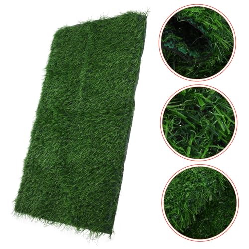 ibasenice Dog Artificial Grass Pee Pad for Potty Training Reusable Fake Grass Turf Drainage for Indoor and Outdoor Use Washable for Dogs