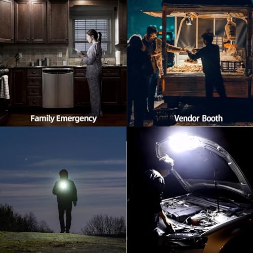 Tent Light LED Rechargeable Camping Portable Hanging Lantern,IPX5 Waterproof Outdoor Lights with 4000LM and Battery Power, Camp Lamp Light for Glamping Indoor Outages Car Repair(Magnet) - size: 30W(Magnet)