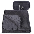 REDCAMP Large Camping Blanket with Sherpa Lining, Cold Weather Warm Outdoor Blanket Windproof for Camping Stadium, Hiking, Machine Washable （59"x 79"） - color: Black 59"x 79"
