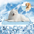 Dog Cooling Mat Thicken Cooling Mat for Dogs Self Cooling Pad for Dog Non-Slip Dog Bed Mats (Q-Max>0.5) for Indoor & Outdoor Car Seats - size: 22*16in
