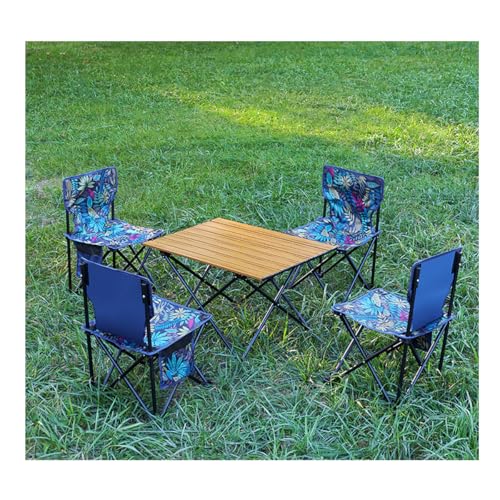 Aluminum Alloy Camping Folding Table - Portable Picnic Desk with Carry Bag, Lightweight Outdoor Dining Set (Black Table (Medium)) - color: Black Table (Medium)