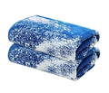 COTTON CRAFT Oversized Beach Towels - 2 Pack XXL 35x84 - Summer Wave - The Big Kahuna 7 Foot Extra Large Beach Blanket Towel - Big & Tall - 100% Cotton Jacquard Velour Soft Pool Bath Towel - Blue - color: Surf Blue, size: 2 Pack - 35x84