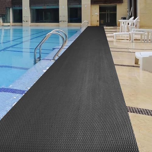 PVC Drainage Floor Mat Non-Slip Commercial Wet Area Mat for Outdoor and Indoor Restaurant Kitchen Bar Swimming Pool Splash Matting Water Drain Flooring Mat,Black, 3FTX10FT - size: 3x10FT