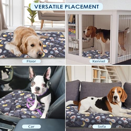 Paw Legend Cool Dog Mat for Dogs & Cats - Summertime Pet Cooling Mat & Blanket, Washable Fabric, X-Large - color: Cartoon, size: X-Large(55x80")