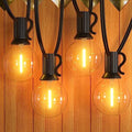 GPATIO Outdoor String Lights - 30FT Waterproof Patio Lights with 15+1 Dimmable Globe Bulbs 2700k Shatterproof for Backyard Gazebo Porch Garden - size: 30FT
