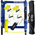 Park & Sun Sports Spectrum Classic: Adjustable Professional Outdoor Volleyball Net System - color: Denim Blue