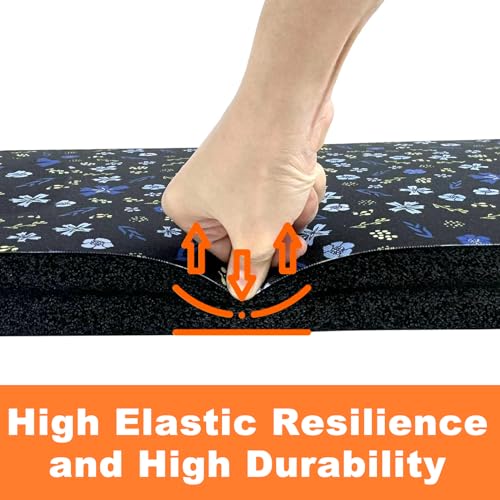 Extra Thick Kneeling Pad — Heavy Duty, Extra Large Foam Kneeler Mat for Gardening,Bathing Baby, Workout Supplies,Water & Dirt Resistant, Lightweight, DK Blue - color: Dark Blue