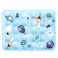 Water Fillable Pet Cooling Mat Pressure-Activated Gel Pad for Dogs & Cats, Scratch-Resistant Summer Cooling Bed (Dream Windmill (Blue), X-Large) - color: Dream Windmill (Blue), size: X-Large