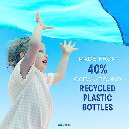Shibumi Shade® (2.0 Version) - World's Best Beach Shade. The Original Wind Powered® Beach Shade. Lightweight, Easy to Set up and Great for Groups up to 8 People