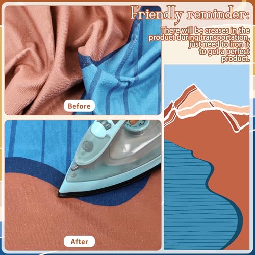 Peryiter 6 Pcs Boho Oversized Microfiber Beach Towels 36 x 72 Inch Sand Free Quick Dry Large Pool Towels Absorbent Camping Travel Blanket Set for Women Men Bath Beach - color: Earthy Color, size: 36 x 72 Inch, style: Boho Style