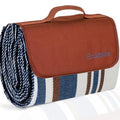 scuddles Extra Large Picnic Blanket – 60" x 60" Waterproof Outdoor Mat with Soft Dual-Layer Comfort, Foldable Travel Rug for Beach, Camping, Lawn, Parks & Family Picnics - color: Tan