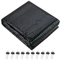 UWIOFF Landscape Fabric Weed Barrier Fabric, 4ft x 30ft Durable & Heavy-Duty Garden Landscaping Fabric, Premium UV Resistant Weed Block Gardening Mat, Weed Control Ground Cover for Outdoor Gardens - size: 4ft X 30ft