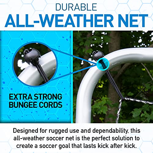 Franklin Sports Soccer Rebounder - Tournament Steel Rebounding Net - Perfect for Backyard Practice and Training - 12' x 6' & 6' x 4' - style: 12' x 6' - Silver