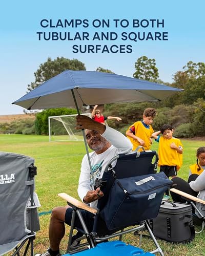 Sport-Brella Versa-Brella SPF 50+ Adjustable Umbrella with Universal Clamp - color: Bright Turquoise, style: REG